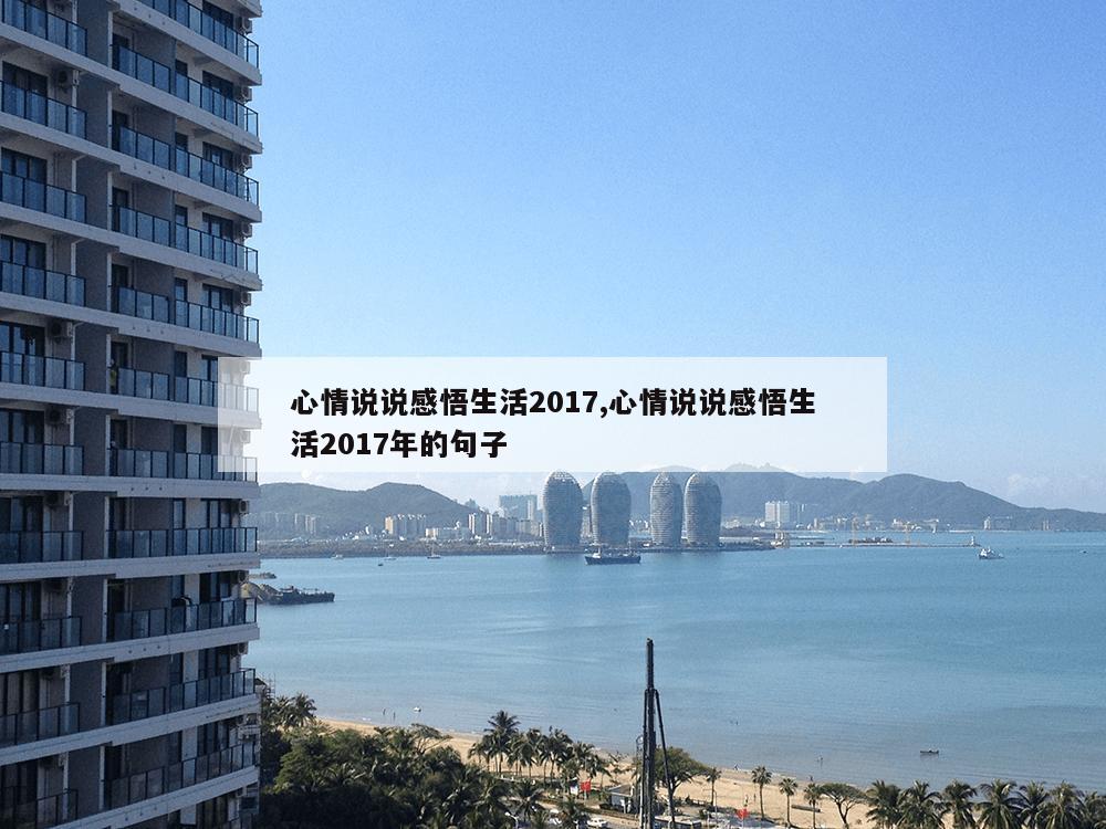 心情说说感悟生活2017,心情说说感悟生活2017年的句子