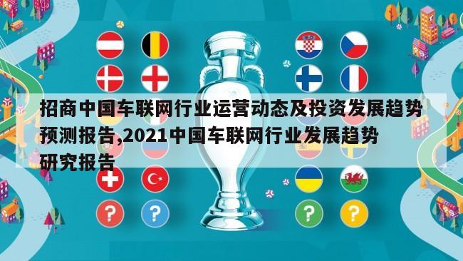 招商中国车联网行业运营动态及投资发展趋势预测报告,2021中国车联网行业发展趋势研究报告