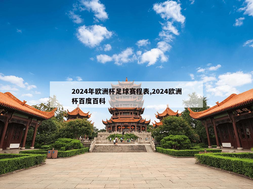 2024年欧洲杯足球赛程表,2024欧洲杯百度百科